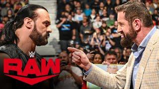 Drew McIntyre to Wade Barrett “Stay out of my business” Raw highlights Sept. 9 2024