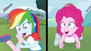 MLP EG Rainbow Dash Is Licking Pinkie Pie’s Feet