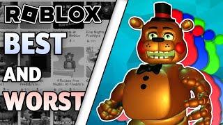 Trying Some of the Best and Worst FNAF Games on Roblox