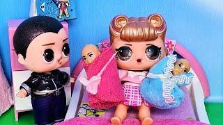 PREGNANT BRIDE LOL THE STORY of the birth of a baby from 3 episodes Dolls LOL surprise of cartoons