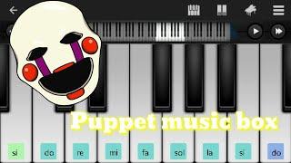 Puppet music Box piano