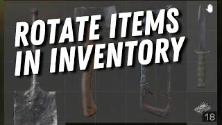 How To Rotate Items In DayZ Inventory Management