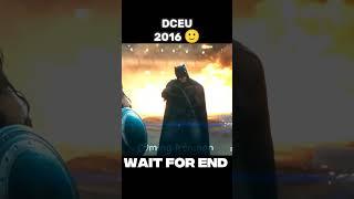 DC Extended Universe 2016  Then VS Now Edit #shorts #dc #viral #trending