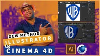 Adobe Illustrator to Cinema 4D  New Updated Method