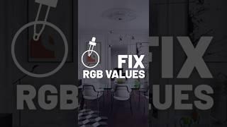 Get the same Color using the RGB value from a picture #3dsmax #vray #archviz #3ds #coronarender