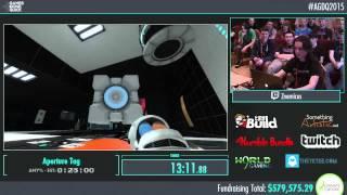 Awesome Games Done Quick 2015 - Part 141 - Aperture Tag by Znernicus