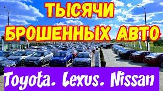 ТЫСЯЧИ БРОШЕННЫХ Автомобилей TOYOTA. LEXUS. Nissan  