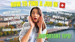 HOW TO FIND A JOB IN SWITZERLAND No GermanFrench Non-EU