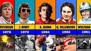 The Fatal Crashes in Formula 1 History 1950-2024