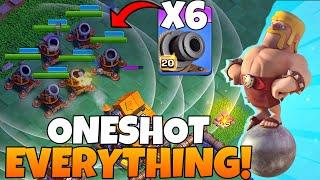 Mass Cannon Carts are BACK and completely DEMOLISHING Top Players  Clash of Clans Builder Base 2.0