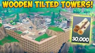 Rebuilding Tilted Towers with 30000 WOOD - Fortnite Funny Fails and WTF Moments #240 Daily