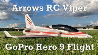 Arrows RC Viper 50mm EDF Jet GoPro Hero 9 Black Test Flight