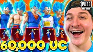 MAXED SUPER SAIYAN BLUE DRAGON BALL OPENING PUBG MOBILE