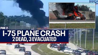 Naples plane crash 2 dead after crash landing on I-75