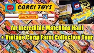 An Incredible Vintage Matchbox Haul + Classic Corgi Farm Toys Collection Tour