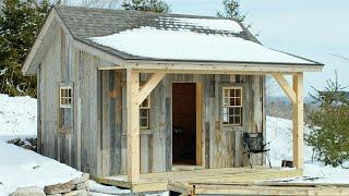 Trapper’s Cabin Time Lapse + Tour  Timber Frame Cabin