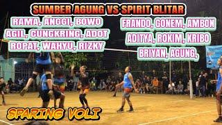 full match SUMBERAGUNG ramabowo VS SPIRIT BLITAR frandogonem SPARING VOLI