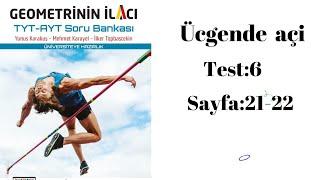 ACİL YAYİNLARİ GEOMETRİNİN İLACİ TYT-AYT SORU BANKASİ Üçgende açi test6