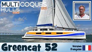 Greencat 52 catamaran  Teaser essai en mer  Multicoques Mag