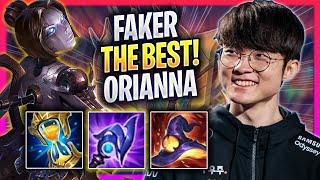 FAKER THE BEST ORIANNA IN KOREA SOLOQ - T1 Faker Plays Orianna MID vs Sylas  Season 2023