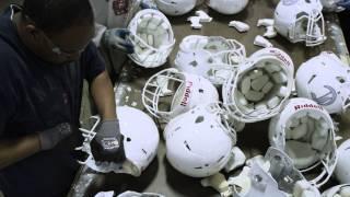 The Football Helmet Reconditioning Process at Riddell