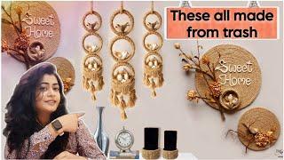 2 Unique DIY Bird nest house from waste materials  Wall hanging & mobile holder diy