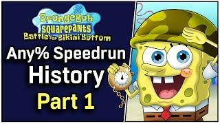 How Speedrunning Revived SpongeBob Battle for Bikini Bottom Any% World Record History Part 1