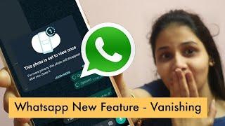 Whatsapp New Feature Vanishing photo & video