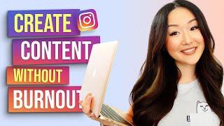 How I PLAN CREATE and SCHEDULE ALL Content for Instagram so I can post DAILY without BURN OUT