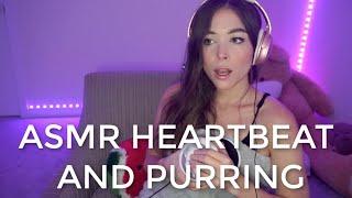 ASMR HEARTBEAT AND PURRING INTENSE VIBRATIONS AND TINGLES