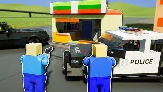 COPS CHASE CANDY ROBBER? - Brick Rigs Multiplayer Gameplay - Lego Cops and Robbers Roleplay