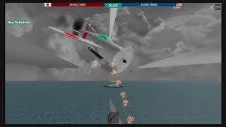 Roblox - Naval Warfare 2 Guided Rockets  USA Destroyed MUSIC ADDED