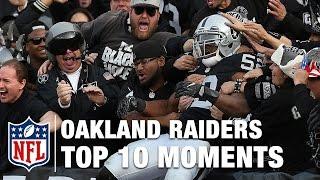 Top 10 Moments in Oakland Raiders History  NFL
