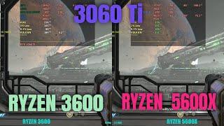 CPU Bottleneck test - Ryzen 3600 vs Ryzen 5600x with 3060 ti