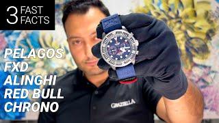 3 Fast Facts - Tudor Pelagos FXD Alinghi Red Bull Racing Edition Chronograph