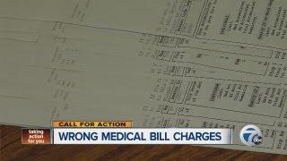 Wrong medical bill charges