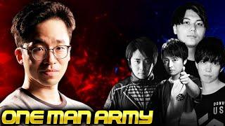 Knee One Man Army... Solos Team Japan  1 VS 5 