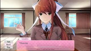 Monika says that any piece of hentai youve seen of her are fakeDDLC Monika After Story