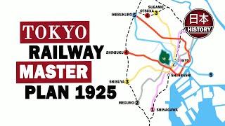 Tokyo Subway Master Plan Tokyo Metro System Designed 100 years ago.
