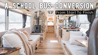 A School Bus Conversion Time Lapse From Start To Finish