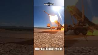 MIM-104 Patriot is a surface-to-air missile SAM system Live Fire