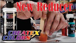 New Reducer from Createx Colors - a must-have for any airbrush painter Createx 4021 paint reducer.