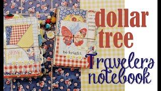 Travelers notebook with dollar tree photo albumNO laminating