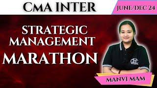 CMA INTER SM MARATHON  STRATEGIC MANAGEMENT CMA INTER  MANVI MAM  GYAN SAGAR CLASSES