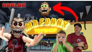 Escape ROBLOX MR FUNNYS TOYSHOP Game Is Really Scary Obby