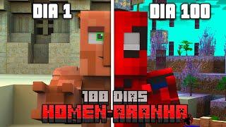 SOBREVIVI 100 DIAS como HOMEN-ARANHA no MINECRAFT - O FILME