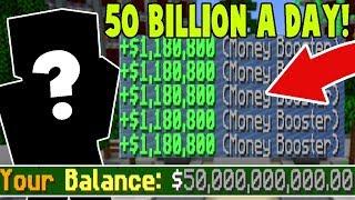 He MAKES 50 BILLION Dollars A DAY *Heres How*  Minecraft Skyblock PvpWars