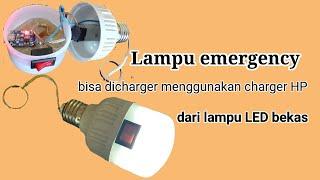 make emergency lights from used led lights