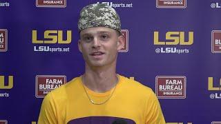 LSU Gavin Guidry Tigers relief pitcher talks trip to Omaha and CWS