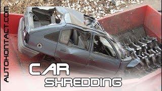 Уничтожение утилизация измельчение автомобилей. Car shredding. Скидки в описании
